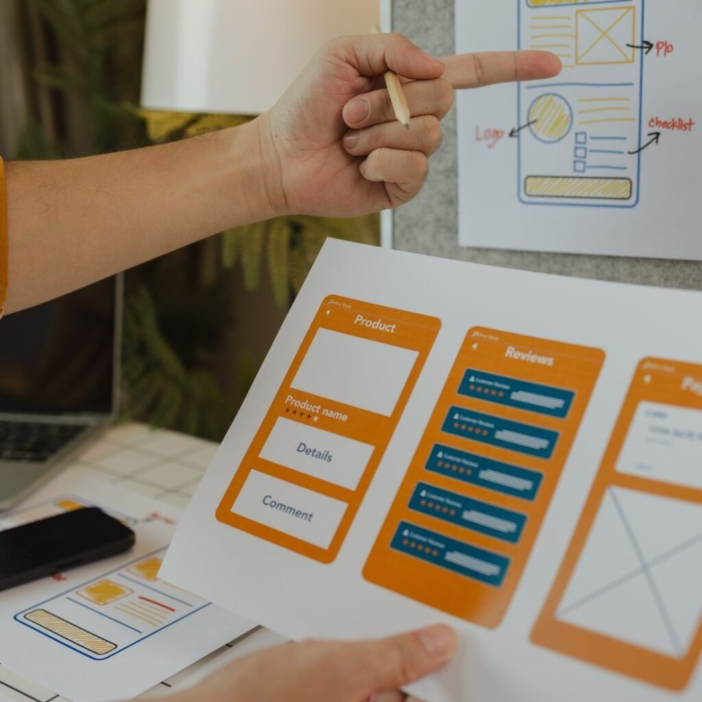 a web designer is using his idea to create a digit n84xxcx.jpg